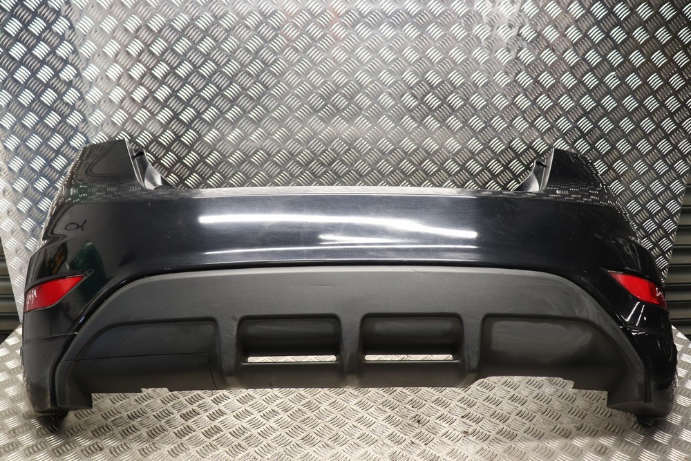 FORD FIESTA MK7 ZETEC S REAR BUMPER COMPLETE IN PANTHER BLACK 2009 2012