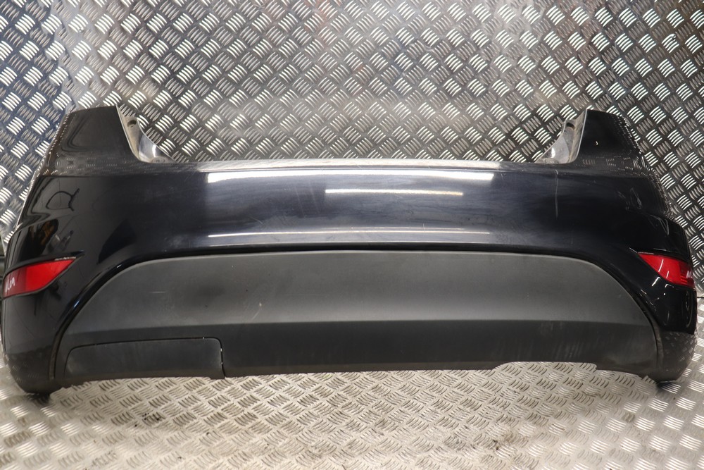 FORD FIESTA MK7 REAR BUMPER COMPLETE IN PANTHER BLACK (SEE PHOTOS) 2009 ...