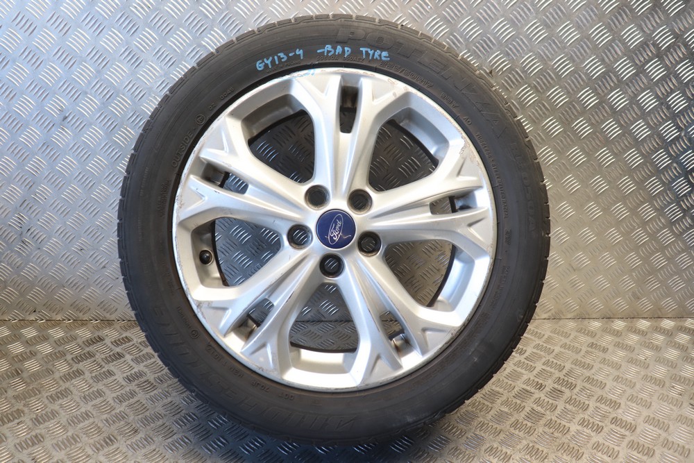 FORD GALAXY MK3 S-MAX MK1 R17 ALLOY WHEEL WITH BAD TYRE 2010-2015 GY13 ...