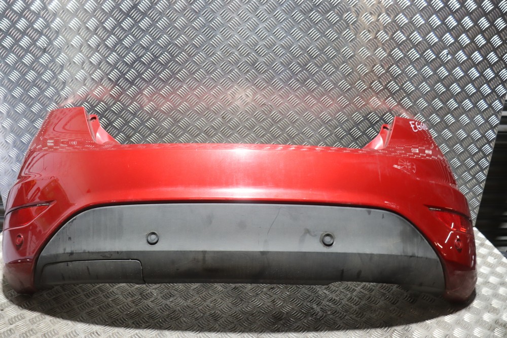 FIESTA MK7 REAR BUMPER COMPLETE WITH PARKING SENSORS RED CANDY TINT 13 ...