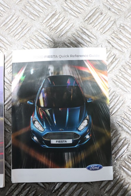 Ford Fiesta Mk7 Zetec S User Manual Handbook 2013-2017 Ej64k – Gala Motors